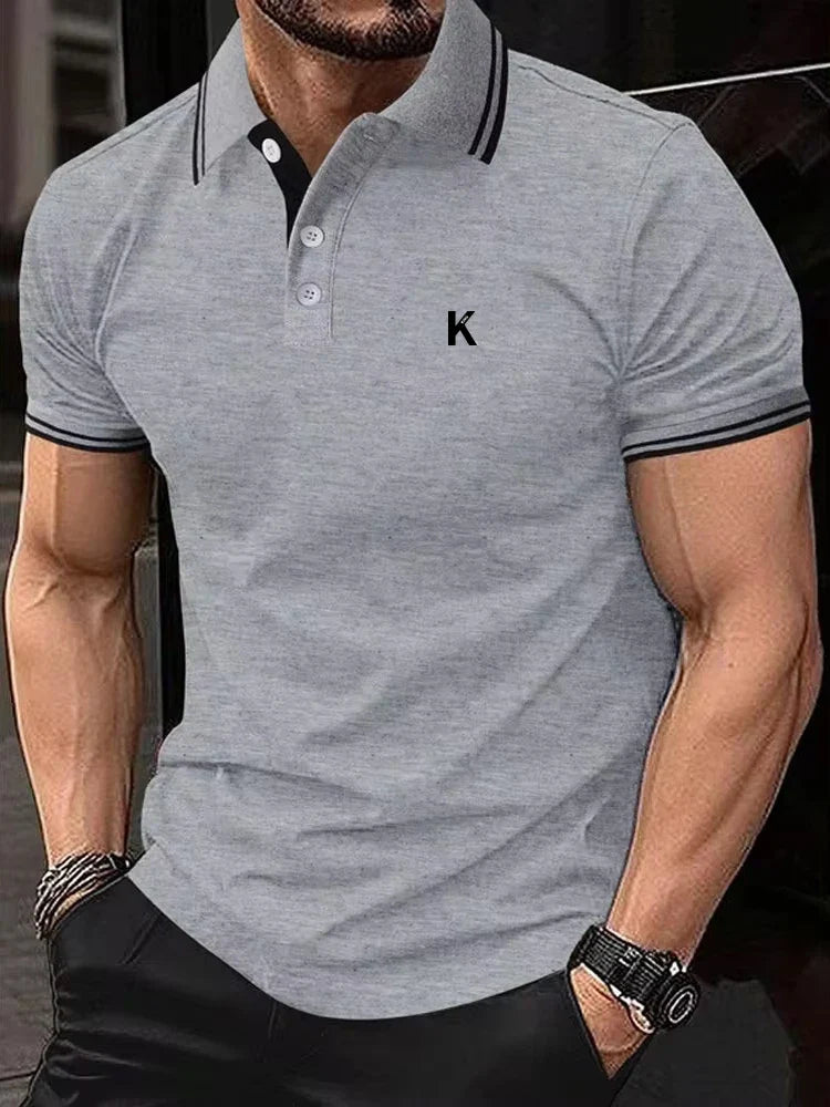 Men's Polo Sweater Golf Shirt