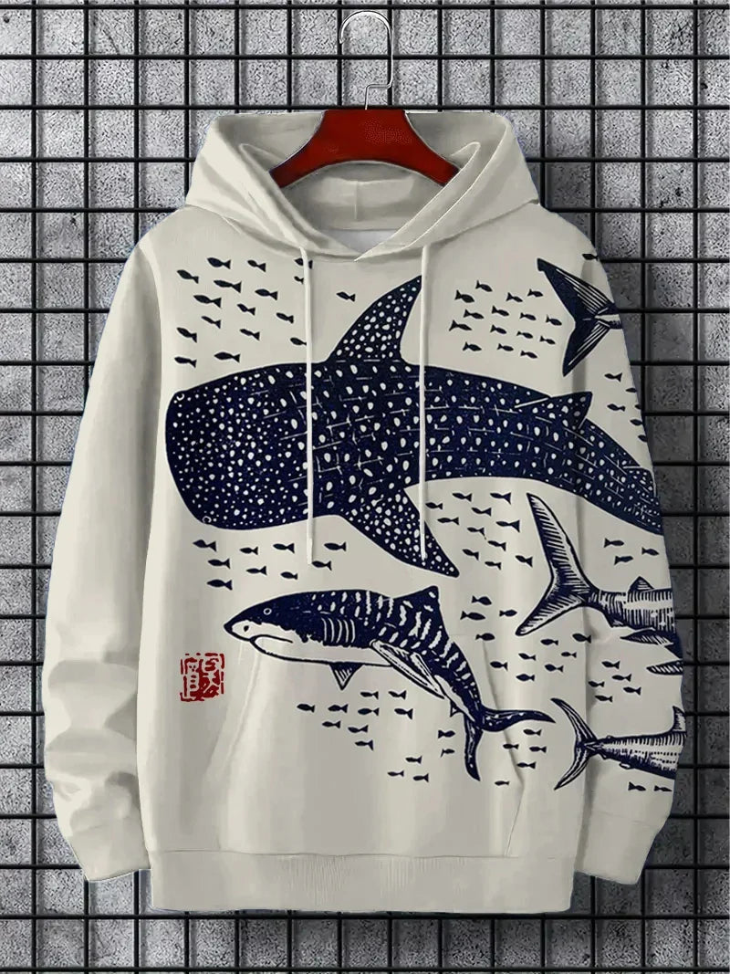 Japanese Harajuku fashion men's hoodie