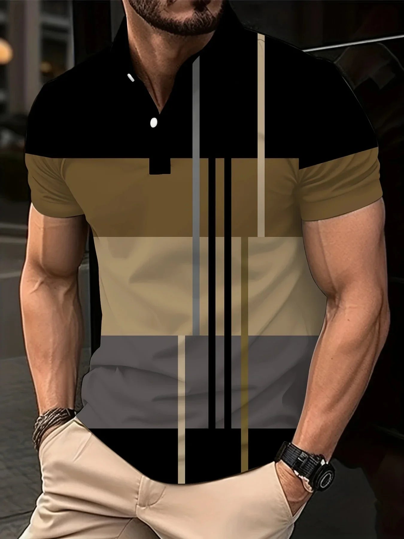 Golf Stripe Polo