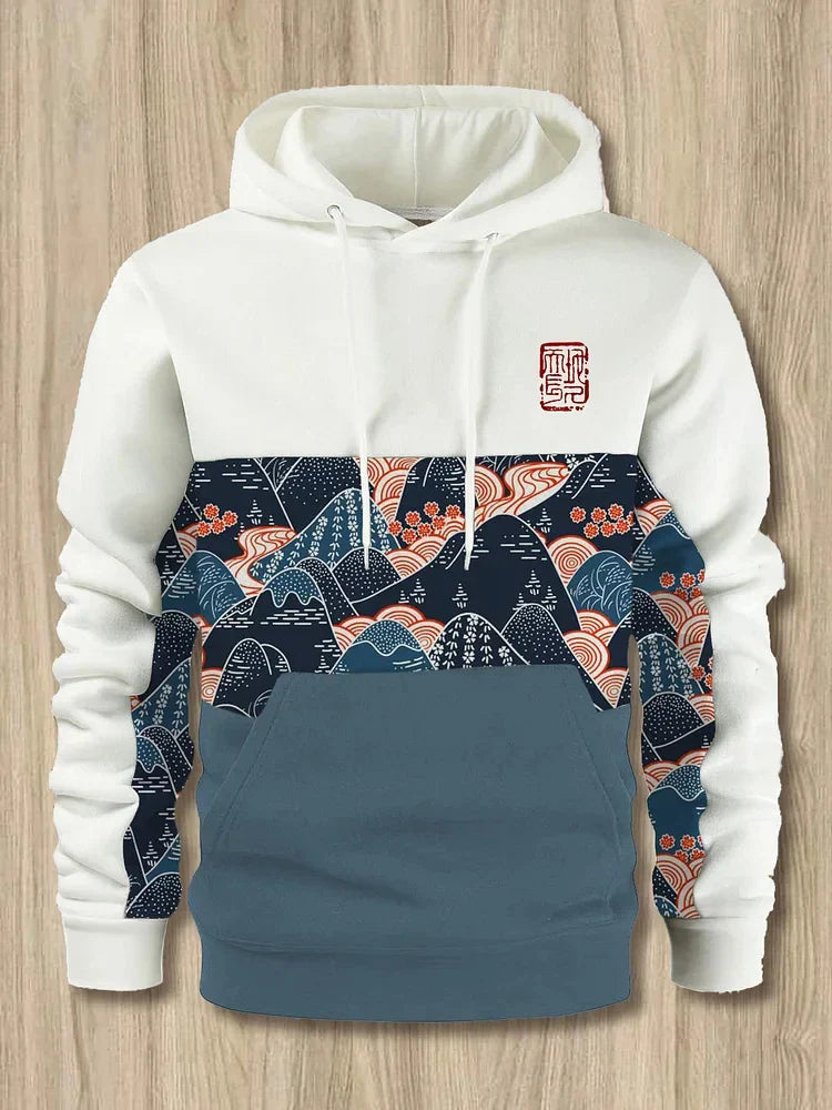 Japanese Harajuku fashion men's hoodie